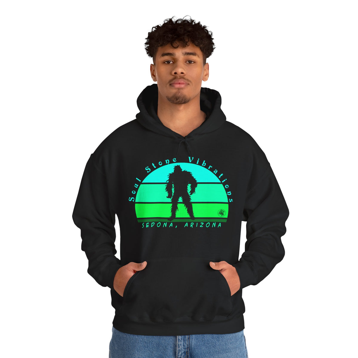 Bigfoot Sky Forest Unisex Heavy Blend™ Hooded Sweatshirt