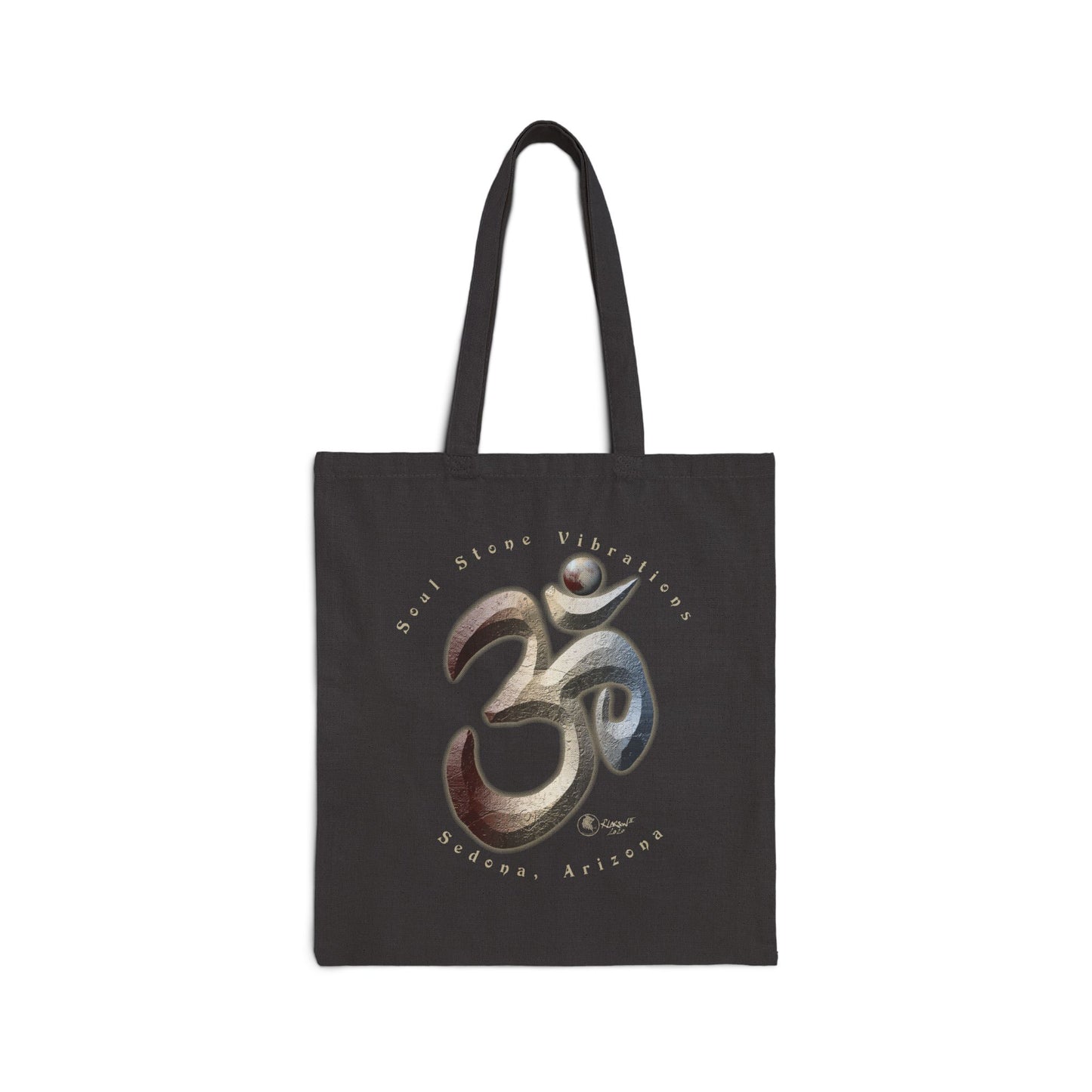 Planetary OM Plutonian Cotton Canvas Tote Bag