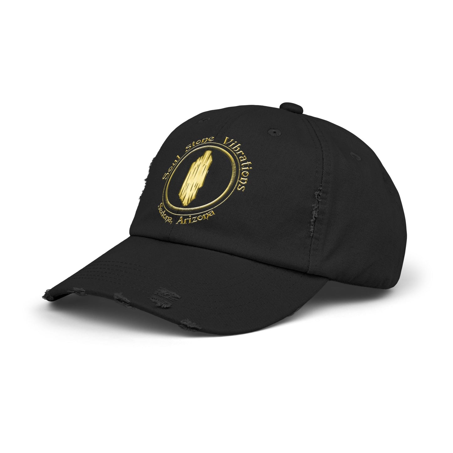 Soul Stone Vibrations Unisex Distressed Cap