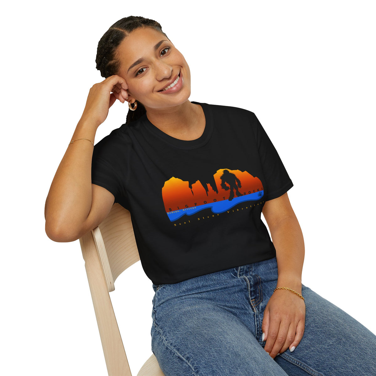 Bigfoot Rocks Unisex Softstyle T-Shirt