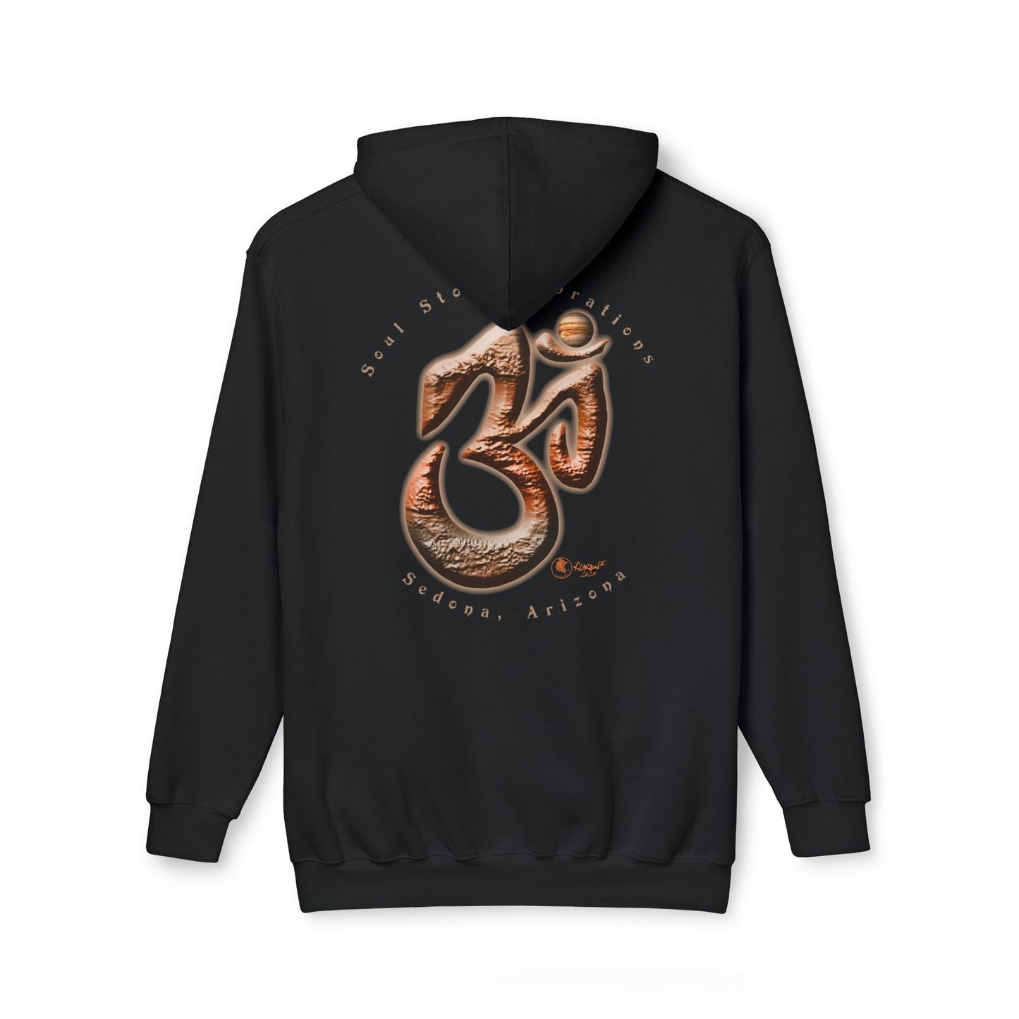 Planetary OM Jovian (Jupiter) Unisex Hooded Sweatshirt, Made in US