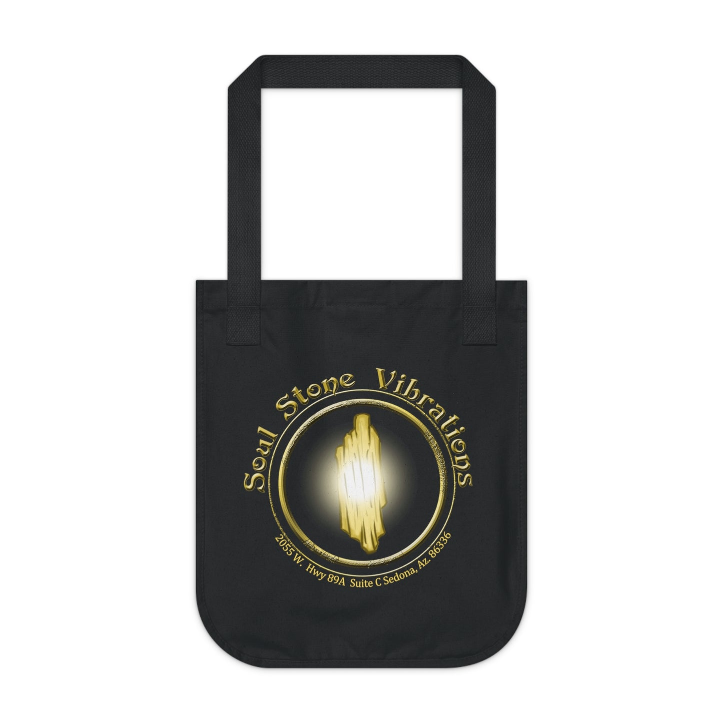 Soul Stone Vibrations Canvas Tote Bag 100% Organic Cotton