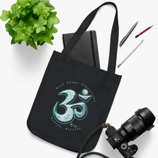 Planetary OM Ouranos Canvas Tote Bag 100% Organic Cotton