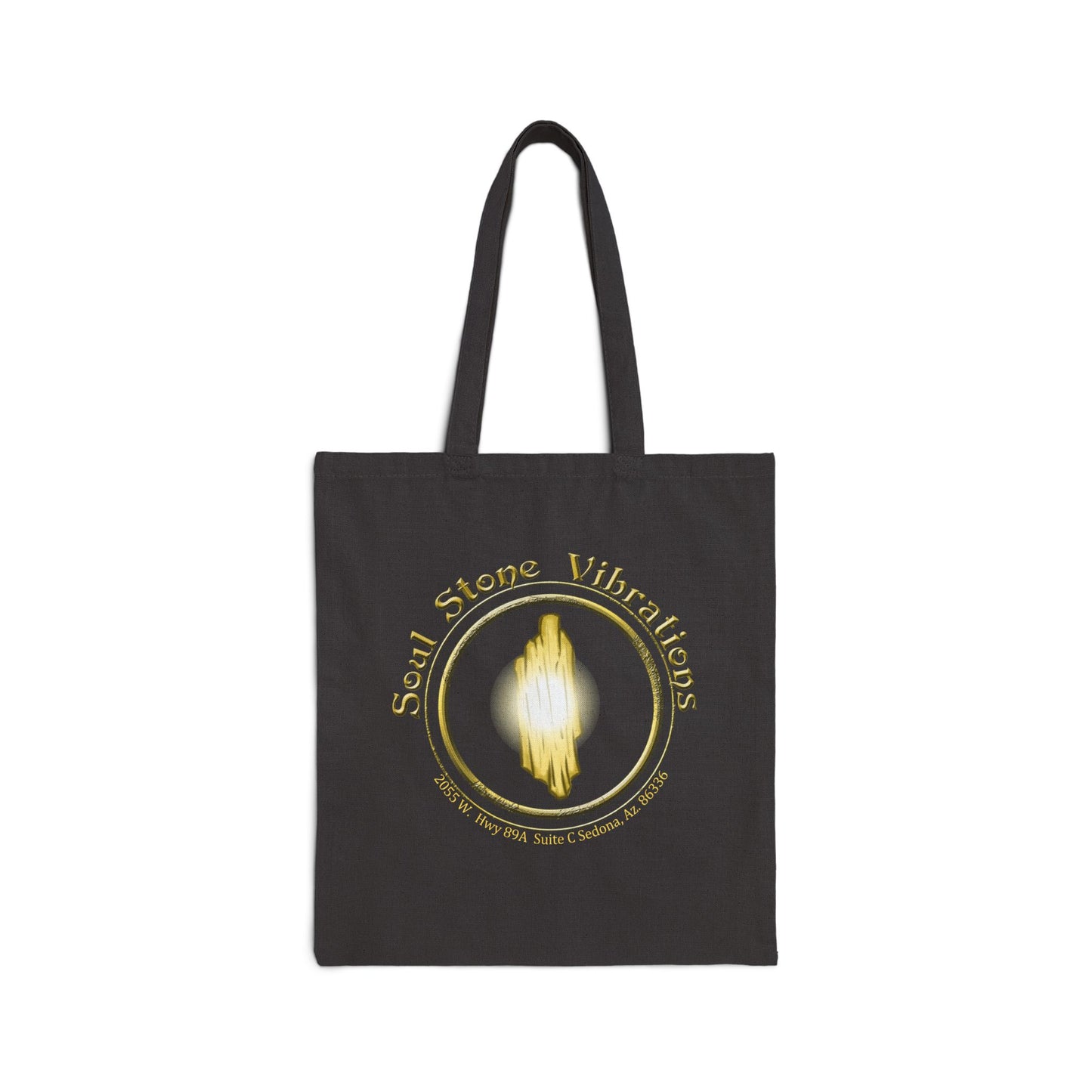 Soul Stone Vibrations Cotton Canvas Tote Bag