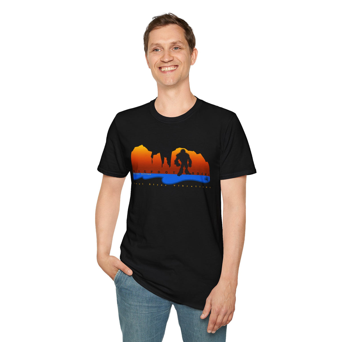 Bigfoot Rocks Unisex Softstyle T-Shirt