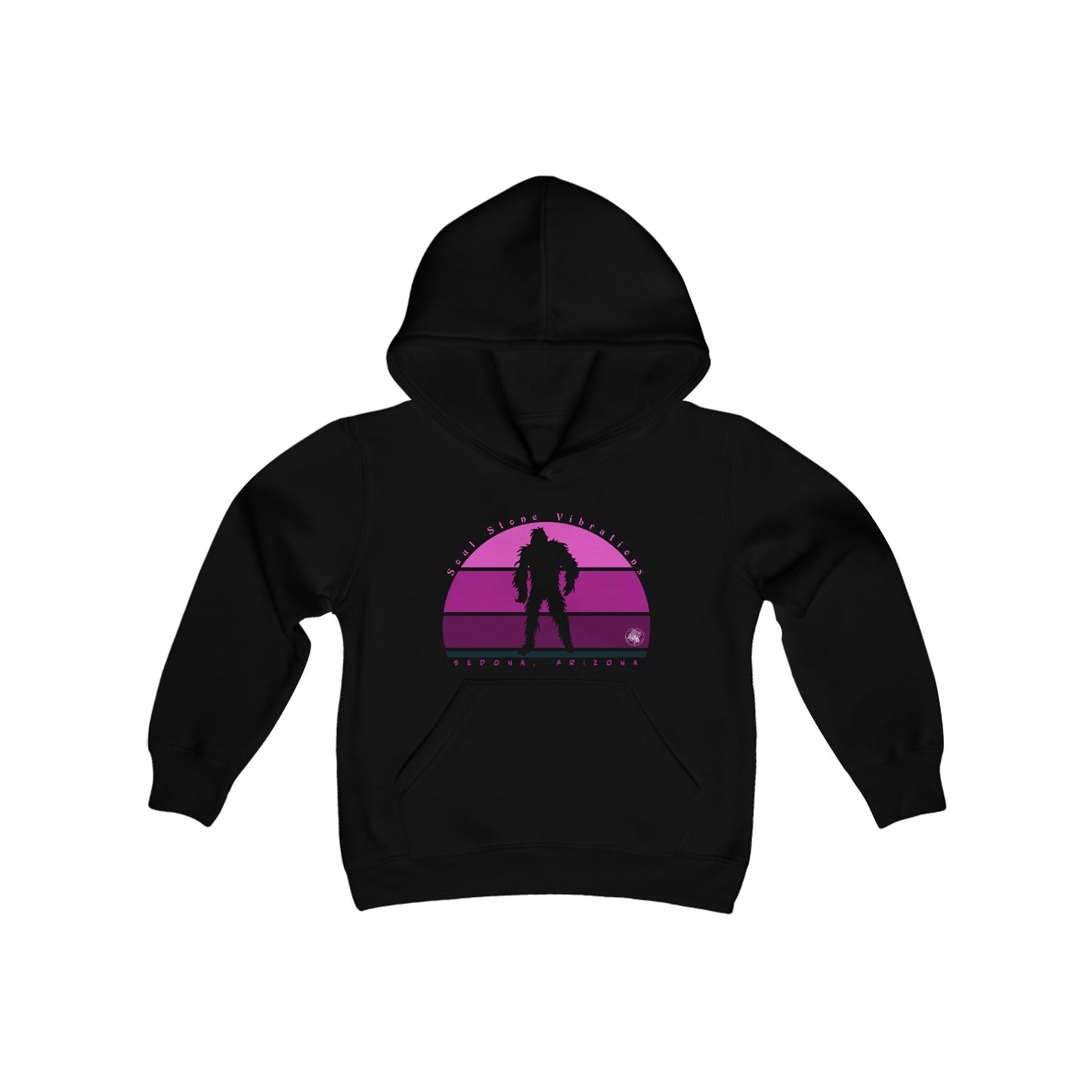 Bigfoot Magenta Youth Heavy Blend Hooded Sweatshirt