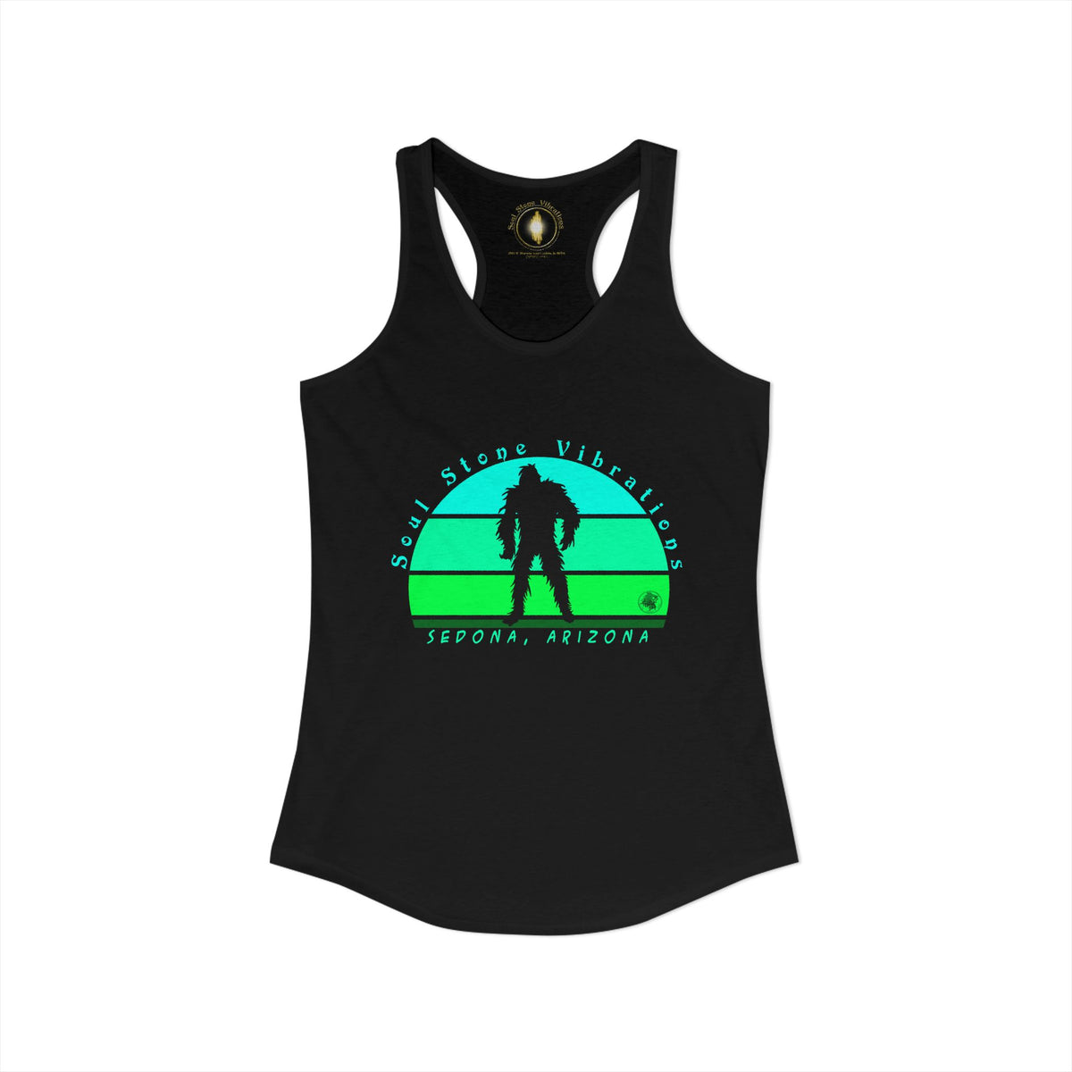 Bigfoot Sky Forest Women's Ideal Racerback Tank