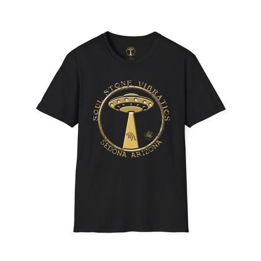 UFO gold & Taken Unisex Softstyle T-Shirt