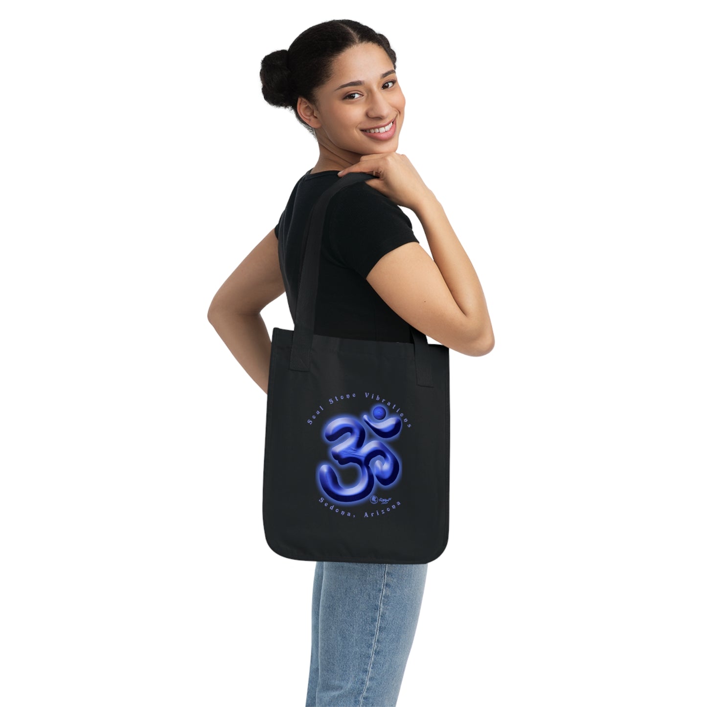 Planetary OM Neptunian (Neptune) Canvas Tote Bag 100% Organic Cotton