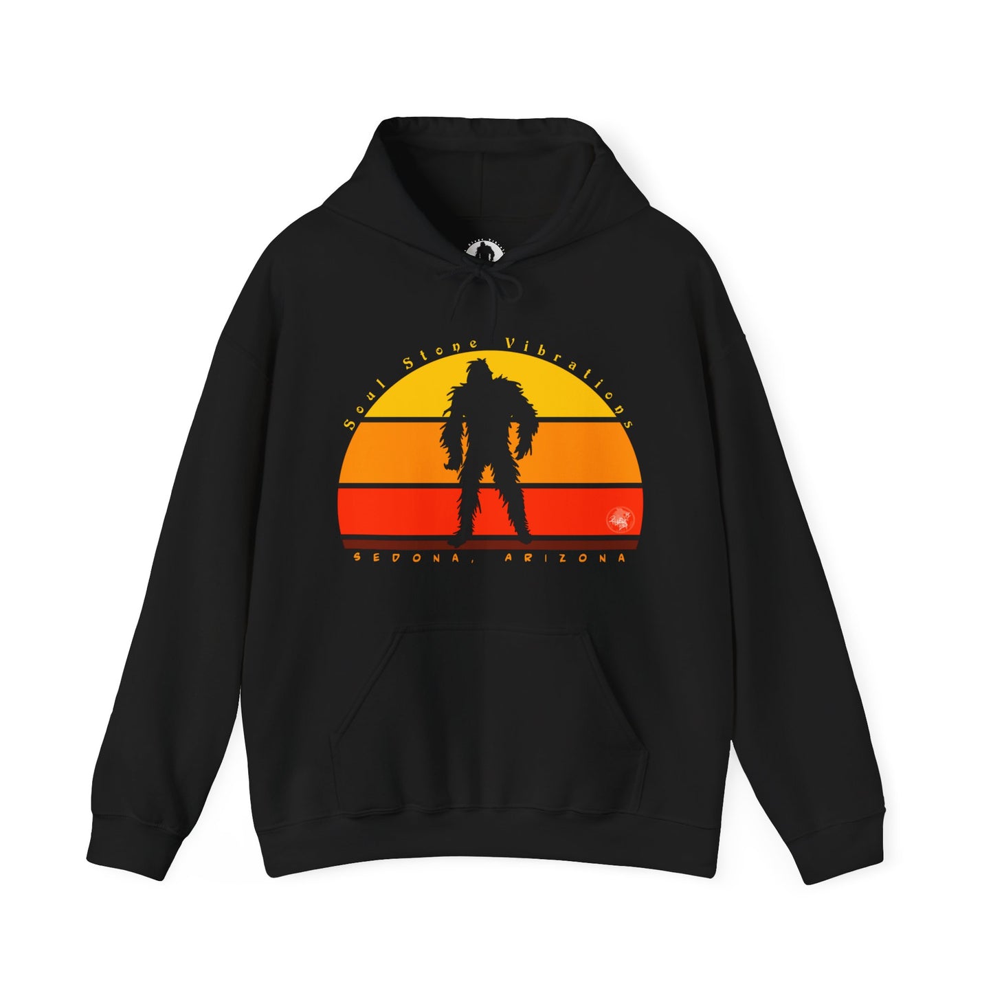 Bigfoot Red Sunset Unisex Heavy Blend™ Hooded Sweatshirt