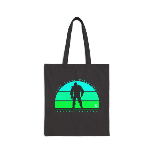 Bigfoot Sky Forest Cotton Canvas Tote Bag