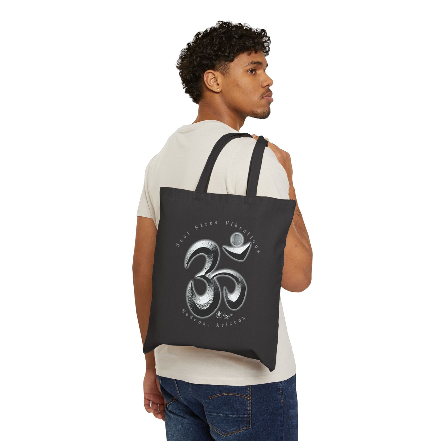 Planetary OM Mercury Cotton Canvas Tote Bag