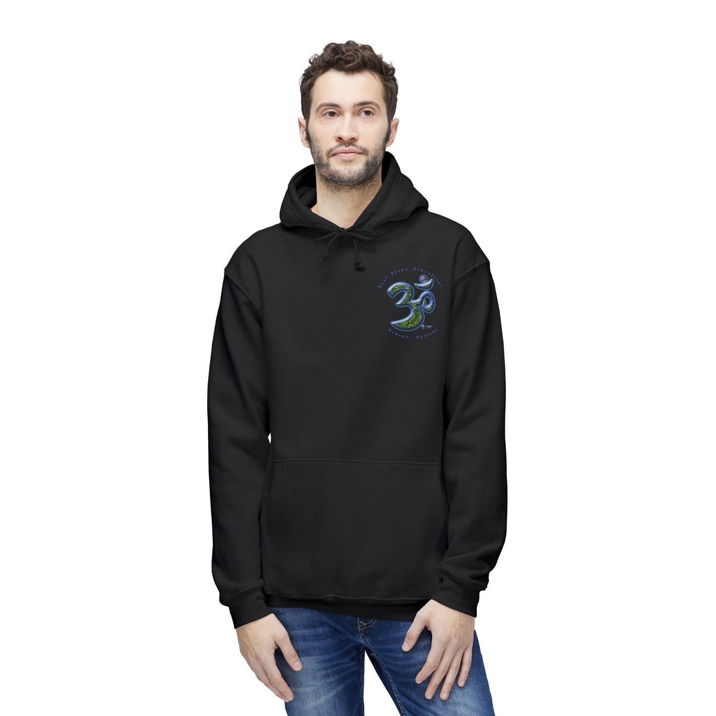 Planetary OM Terra (Earth) Unisex Hooded Sweatshirt, Made in US