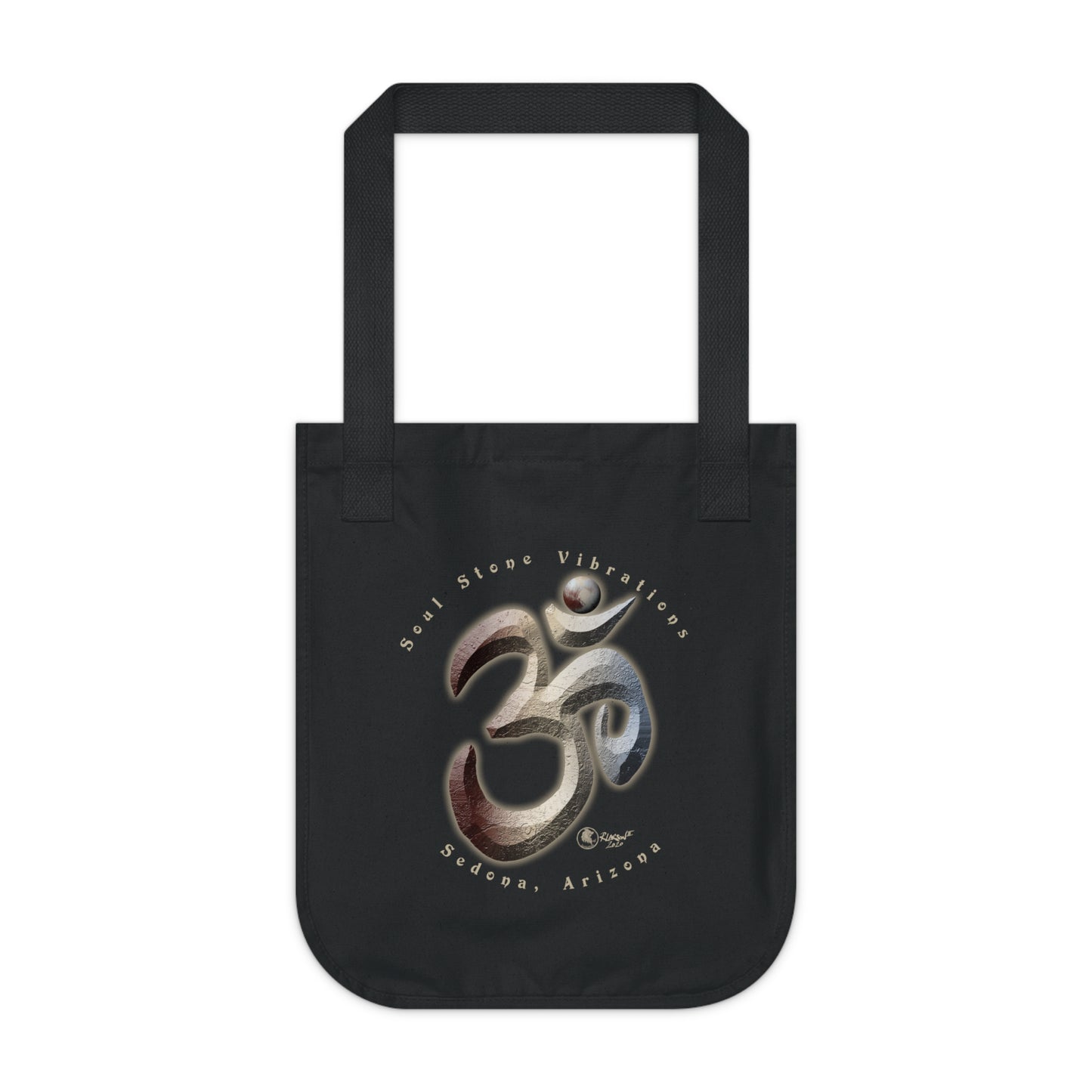 Planetary OM Plutonian Canvas Tote Bag 100% Organic Cotton