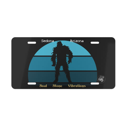 Bigfoot Blue Moon Rising vehicle Vanity Plate