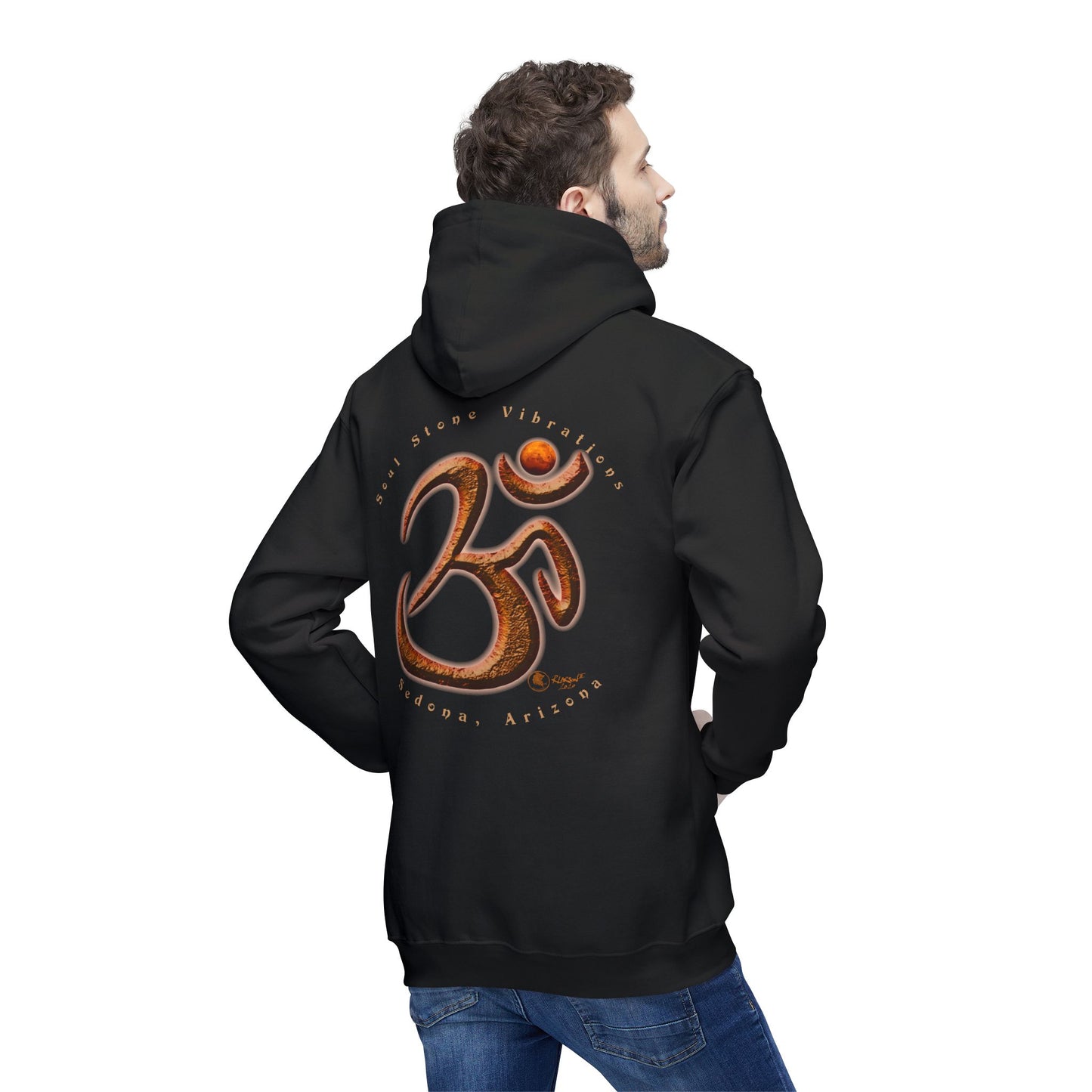 Planetary OM Martian Unisex Hooded Sweatshirt, Made in US