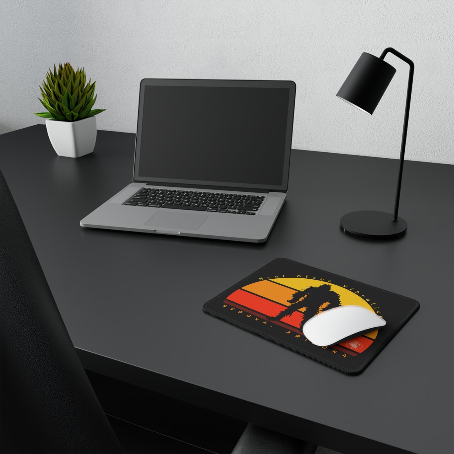 Bigfoot Red Sunset Non-Slip Gaming Mouse Pad