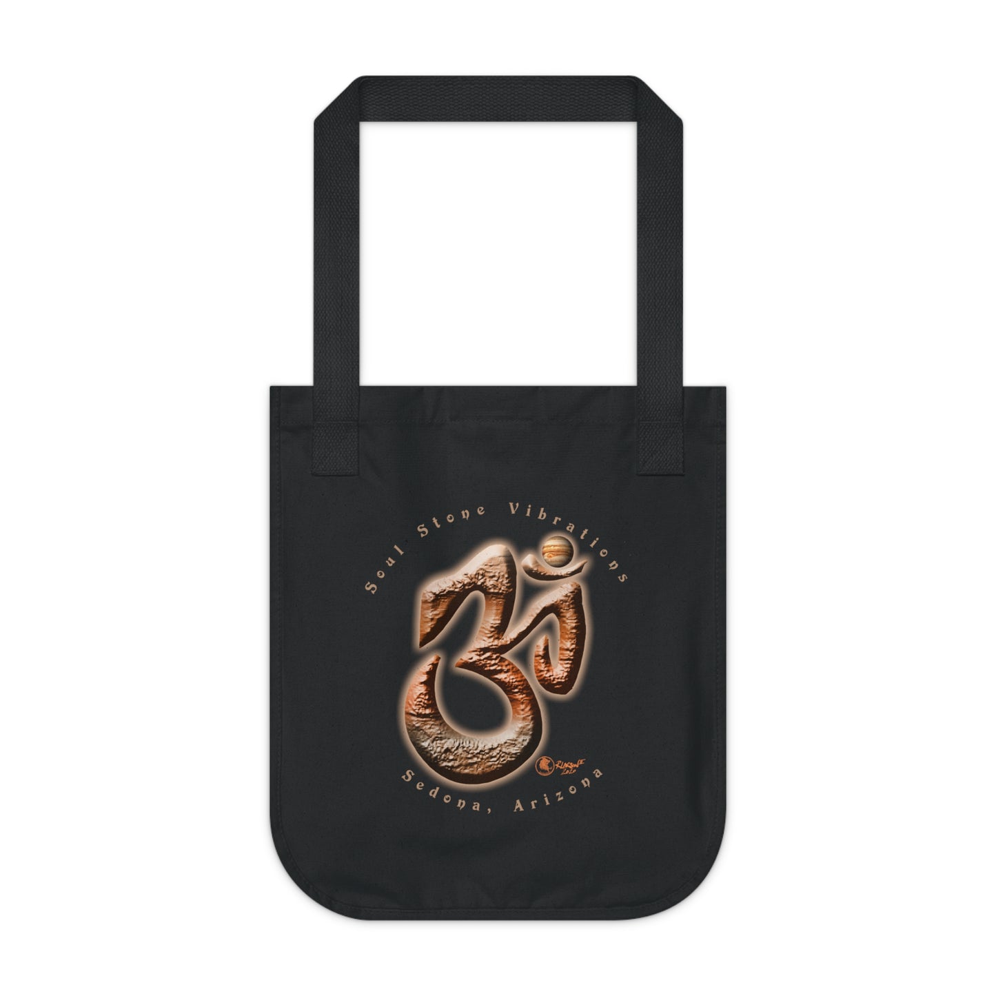 Planetary OM Jovian (Jupiter) Canvas Tote Bag 100% Organic Cotton