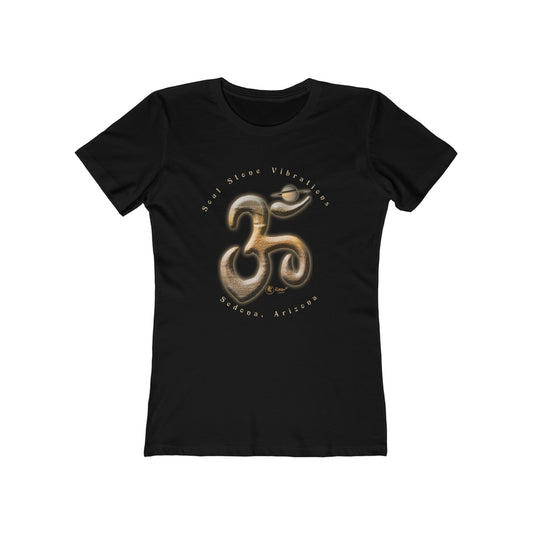 Planetary OM Saturian (Saturn) The Boyfriend Tee for Women