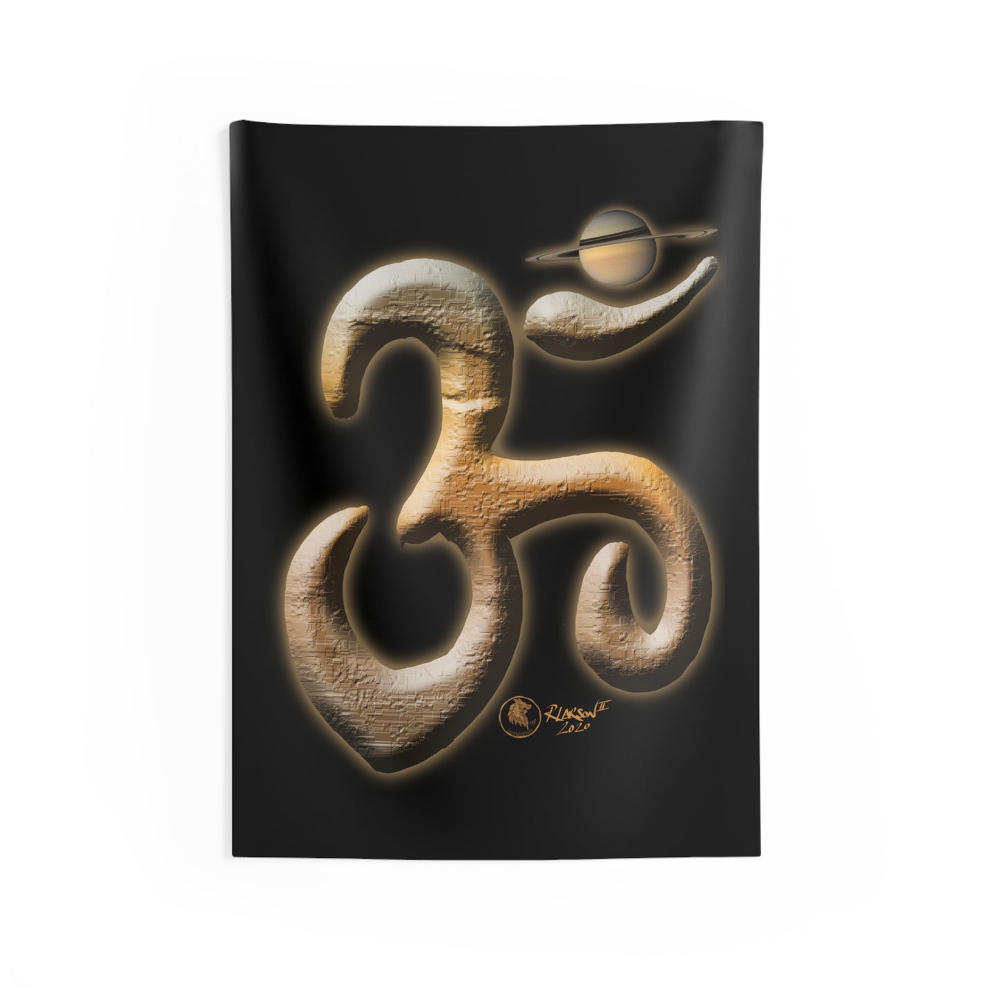 Saturn Om 26" x 36" Indoor Wall Tapestries