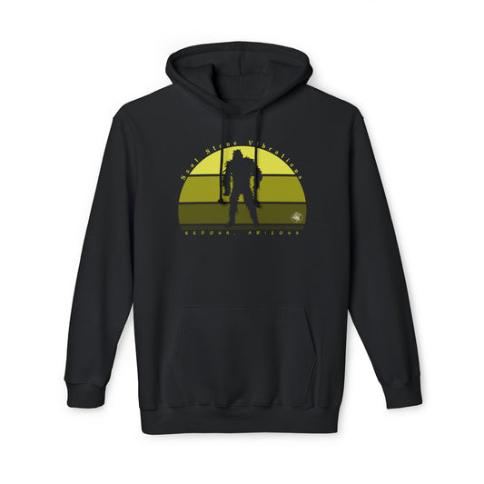 Bigfoot Camper Sky Unisex Hooded Sweatshirt, Made in US