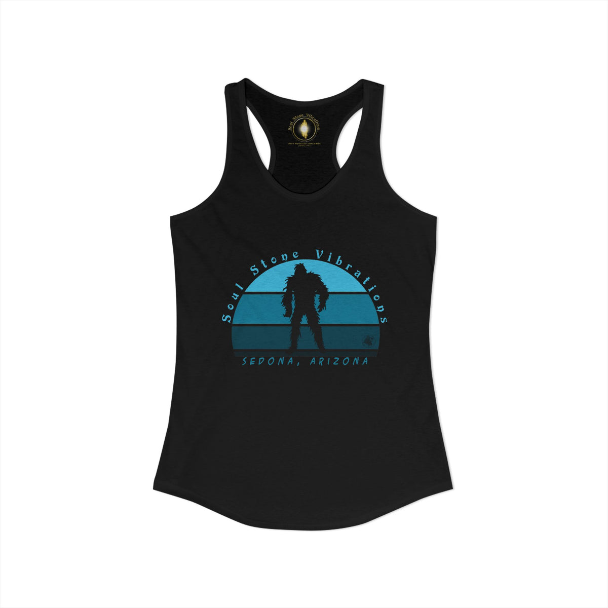 Bigfoot Blue Moon Women's Ideal Racerback Tank
