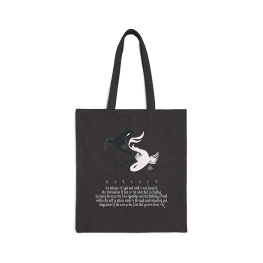 Balance Cotton Canvas Tote Bag