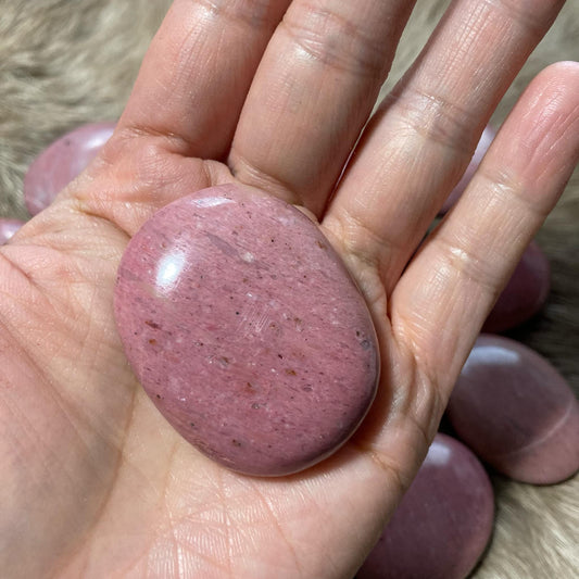 Pink Opal Palm stone